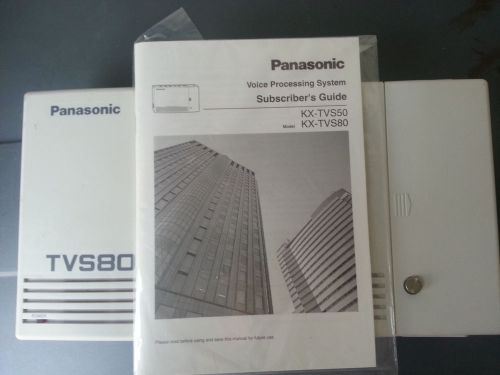 PANASONIC TVS 80 VOICE PROCESSING SYSTEM