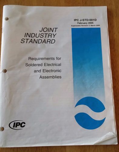 IPC J-STD-001D  Requirements for Soldered Electrical and Electronic Assemblies