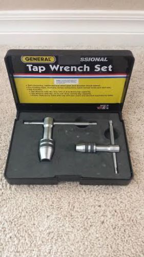 General Tire Plain Type T-Handle Tap Wrench Set 0~1/4&#034; &amp; 1/4&#034; ~1/2&#034;
