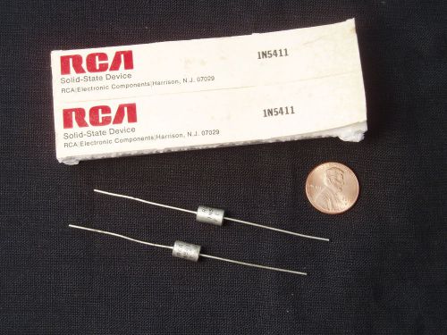Qty 2: Rare RCA 3-Layer Diode 1N5411 (Diac Point Contact 4-Layer) NOS Vintage
