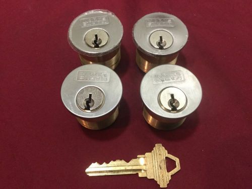 Mark&#039;s Hardware 1 1/8&#034; Mortise Cylinders w/ Key, Set of 4 - Locksmith