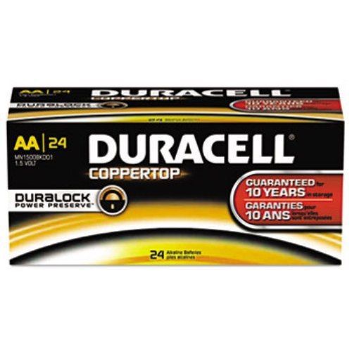 Duracell CopperTop Alkaline Batteries with Duralock Power Preserve Technology