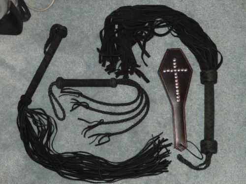 Lot *4* Flogger Whip Paddle - Horse Training Tool Starter Pack - BARGAIN SALE