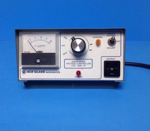 Ace Glass 12087-10 Solid State Voltage Controller - Untested. Powers Up!