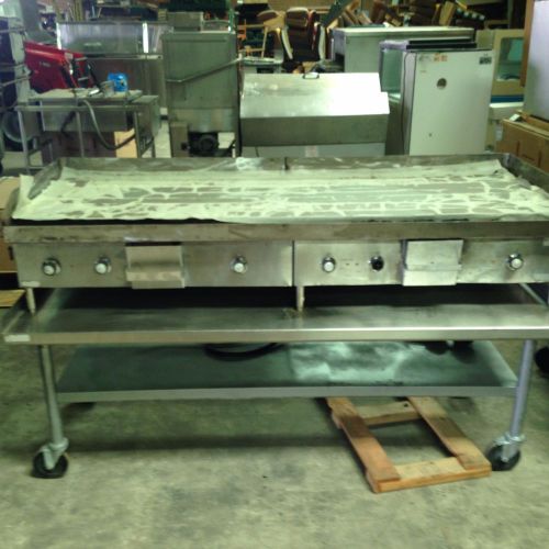 6 ft Electric Breakfast Grill, single phase or 3 phase