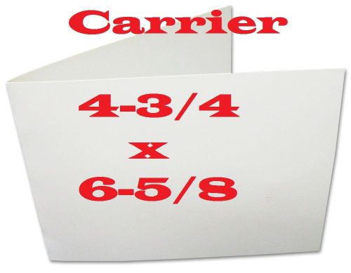 5- Carrier Sleeve For Laminating  Pouche Sheet  CARD SIZE  4-3/4 x 6-5/8