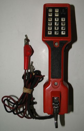 Harris Dracon TS22 Phone Line Butt Testing Set Networks Tool Lineman Handset *