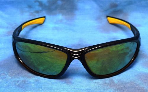 Radians DPG98-YD DeWalt Gable Wraparound Frame Safety Glasses with Yellow Mirror