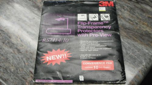 3M FLIP-FRAME TRANSPARENCY PROTECTORS WITH PRE-VIEW RS7114/10