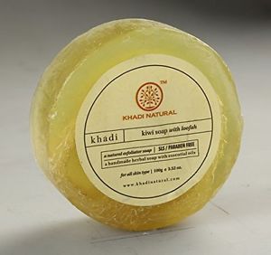 Khadi Natura Kiwi Loofah Soap (SLS/Paraben Free)- UMI32