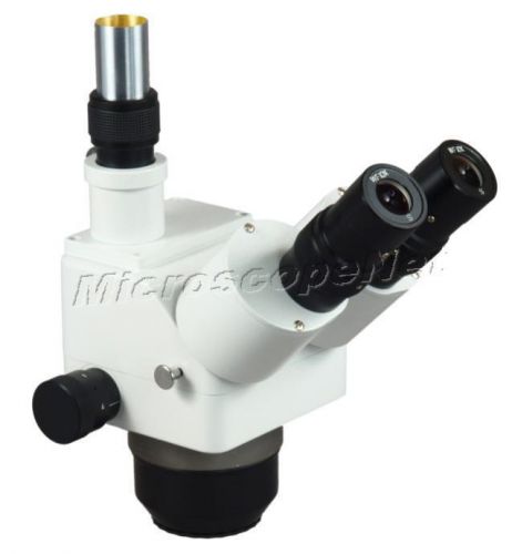 Zoom stereo trinocular 5x-80x microscope body only mounting size 75mm for sale