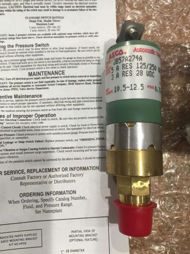 Asco pressure and temperature switch  jb57a274a for sale