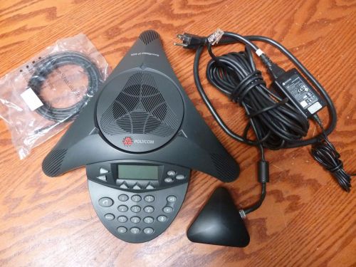 ONE (1) Polycom SoundStation IP 4000 IP4000 VoIP Conference Phone 2201-06642-601