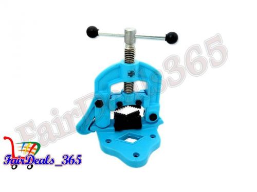 HI QUALITY BENCH PIPE VISE CLAMP TYPE PLUMBER&#039;S VICE HAND TOOLS CAPACITY 10X40MM