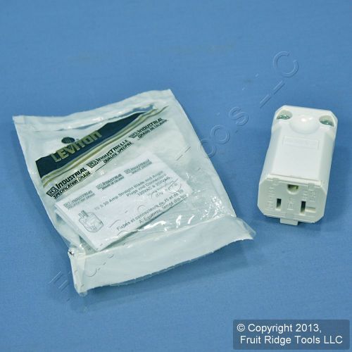 Leviton hospital grade connector plug nema 20a 125v for sale