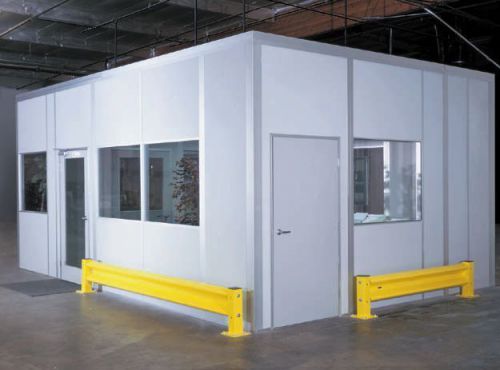 Allied modular 12&#039; x 16&#039; x 8&#039; high integra 400 interior in plant office for sale
