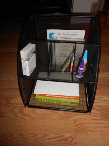 Mesh desk organizer  / can be used in corner for sale