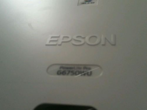 Epson PowerLite Pro G6750WU WUXGA 3LCD Projector with Standard Lens