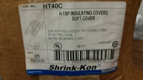 Thomas &amp; Betts HT40C H-Tap Insulating Soft Cover. Box of 25