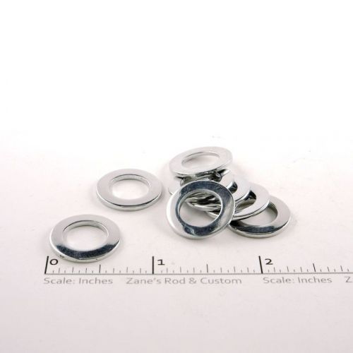M10 chrome flat washer qty:10 for sale