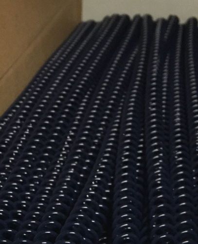 12 mm Navy Blue 4:1 Pitch Spiral Binding Coil - 100pc Free Shipping