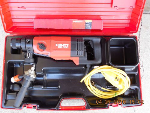 HILTI DD-130 core rig drill wet/dry system hand held  kit NEW  (580)