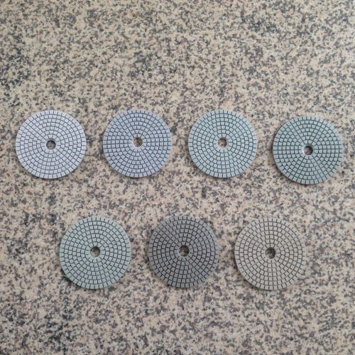 Diamond wet polishing pad 4 inch for granite marble tile concrete thickness 3 mm for sale