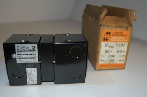 Hammond, transformer ,EE9J- Type E 600v to 120v, 50 VA