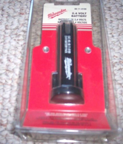 MILWAUKEE 48-11-0100 2.4 VOLT STICK STYLE BATTERY NEW IN PACKAGE