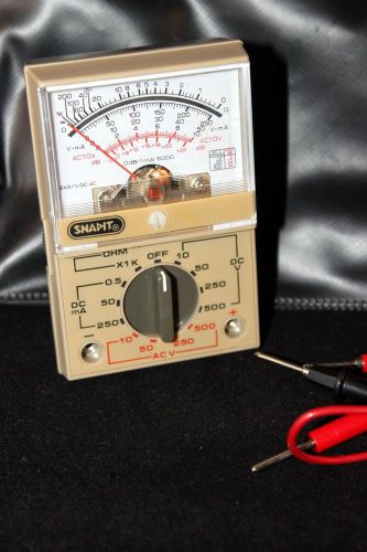 Vintage Snapit Volt Tester, Great Condition! Includes Instruction Manual/Zip Bag