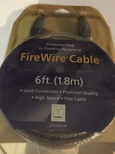 Jdi Technologies 831-1768 6 Ft Ieee 1394 Firewire Cable 6 Pin To 6 Pin Gold X