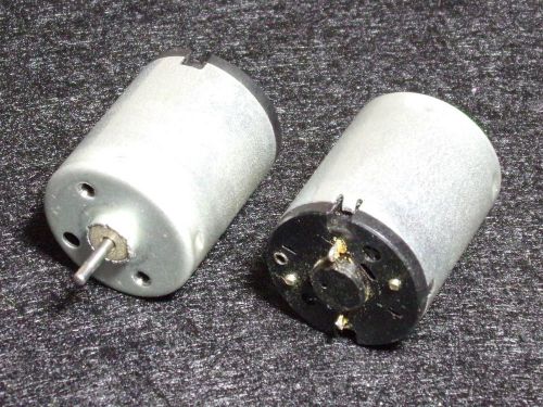 2X 12V DC small electric driver motor for electronic robotic DIY project