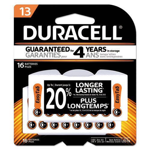 Button Cell Hearing Aid Battery #13, 16/Pk