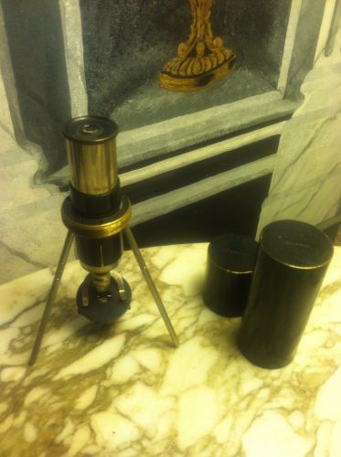 Leitz weltzer 19th century pocket tripod microscope for sale