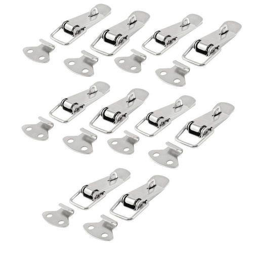 Set 10 Tool Box Drawer Hasps Stainless Steel Toggle Latch Lock Cabinet Door Home