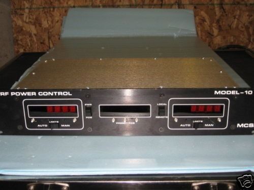 MCS RF Power Control Model-10: RF Controller