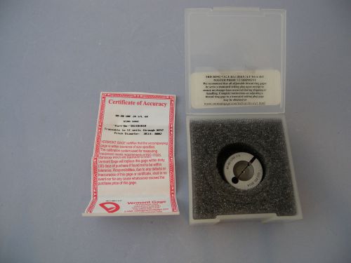 Vermont Gage 361101010 #0-80 UNF 2A Go Ring Gage