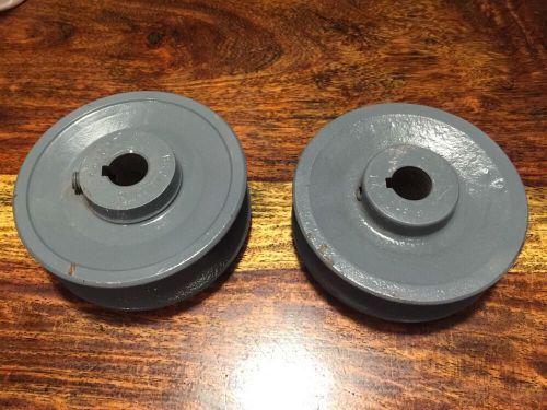 Set Of 2 BROWNING 1VL40-5/8 VARIABLE PITCH SHEAVE V-BELT PULLEY 5/8 Bore