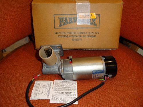 Parvalux Motor Gear Box 4000rpm, NOS, Dc Volts 24, Max AMPS 9.8, 200 Watts*New*