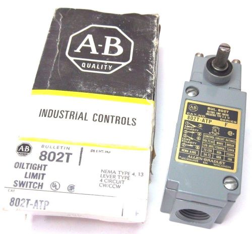 Allen Bradley 802T-ATP Ser F Oil Tight Limit Switch NIB Made in USA!