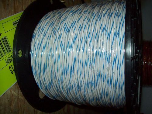 16awg TXL White with a Blue Stripe 2500ft