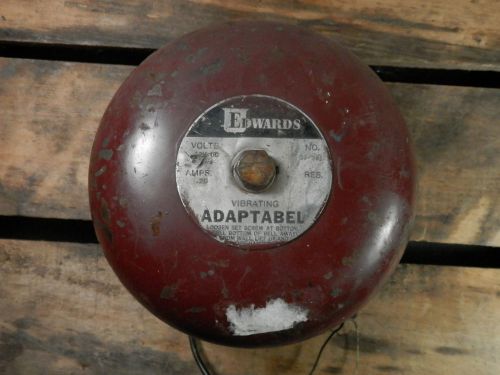 VINTAGE BELL Adaptabel BELL Edwards Signal School Fire 381 PAINTED RED Steampunk