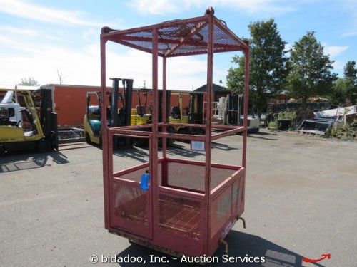 Lifting Technologies Two-Person Manlift Crane Personnel Basket Lift Cradle