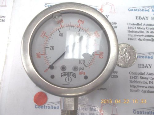 Winters 0-600 psi Pressure Gauge