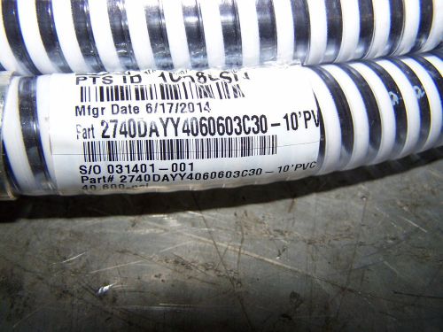 Parker polyflex water jet/cutting hose #2740dayy4060603c30-10 for sale