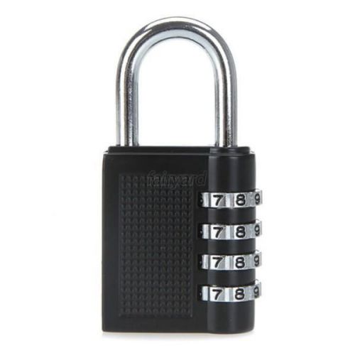 4 Dial Digit Combination Suitcase Luggage Metal Code Password Lock Padlock F34