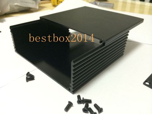 Black DIY Aluminum Project Box Enclosure Electronic case 100x110x40(L*W*H)