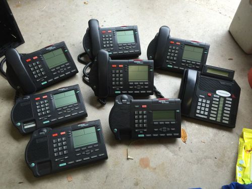 LOT OF 8 Nortel Networks Telephones (6)M3904 (1)M3903 &amp; (1)M2616 Phones