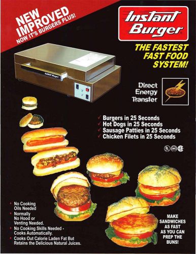 Instant  Insta Burger By Smokaroma  Used Washington State Perfect Hamburger
