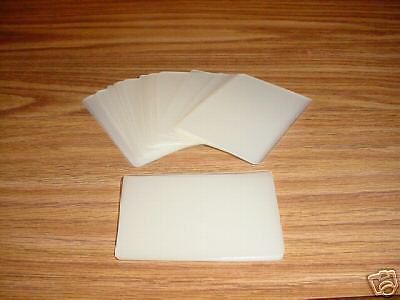 100 laminating  laminator pouches credit card size for sale